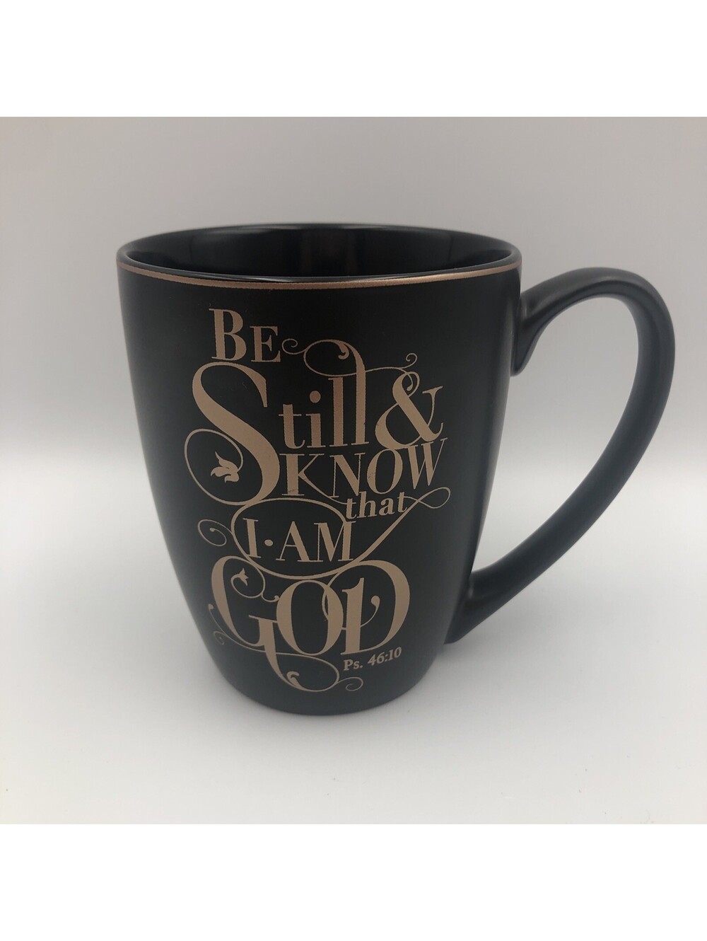 Christian Art Gifts Be Still Know That I Am God Psalm 46:10 Mug Coffee Cup